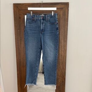 Madewell High Rise “The Perfect Vintage Nean” Blue Wash